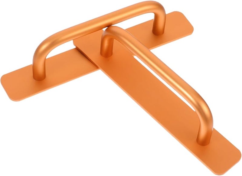 Gold Adhesive Cabinet Door Pulls 2pcs Vintage Handles for Wardrobe Drawer Sliding Doors - Image 1